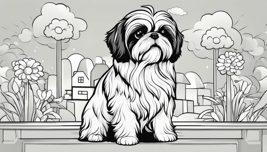 Shih Tzu Coloring Pages 10 Colorings Book