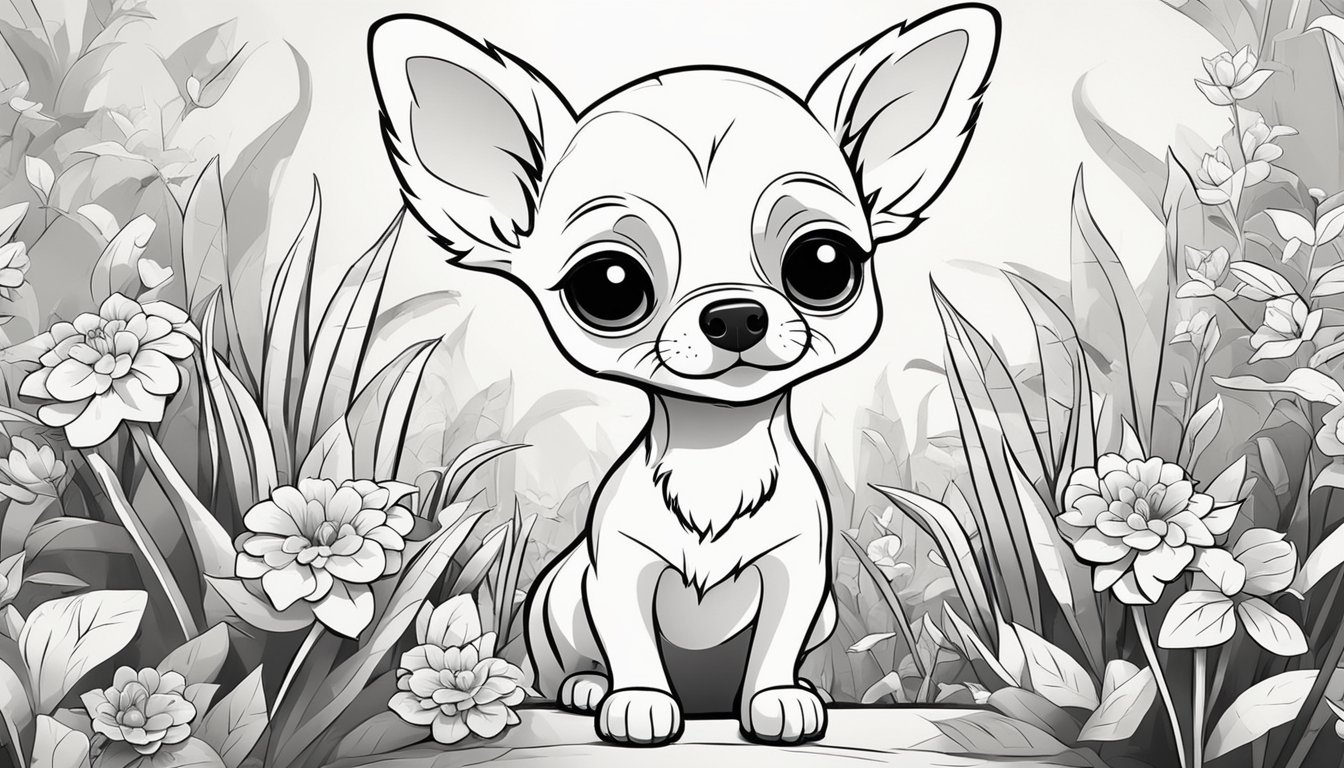 Chihuahua Coloring Book 12 Colorings Book Coloringsbook