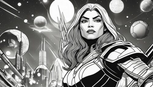 Marvel Characters in Gamora Coloring Pages