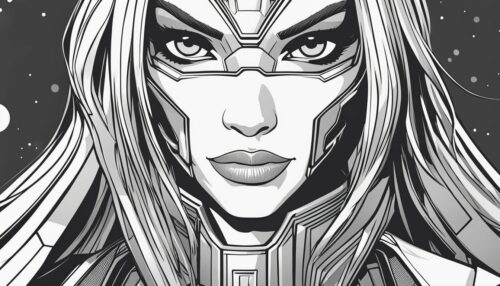 Avenger Gamora Coloring Pages