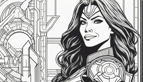 Avenger Gamora Coloring Pages