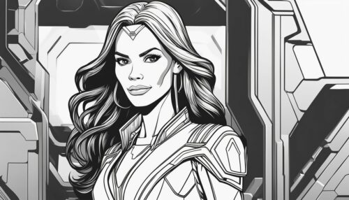 Avenger Gamora Coloring Pages