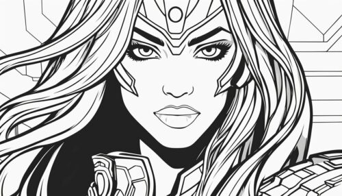 Detailed Guide to Gamora Coloring Pages