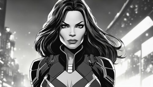 Avengers Gamora Coloring Pages