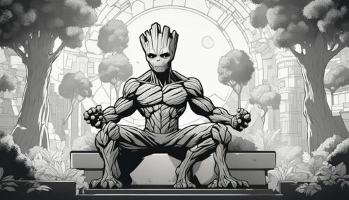 Groot Coloring Pages