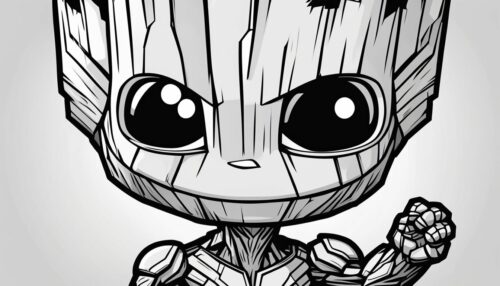 Baby Groot Coloring Pages