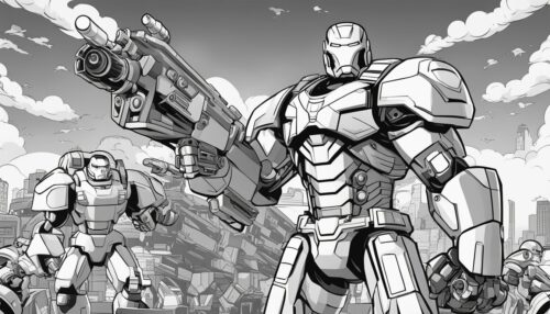 War Machine Coloring Pages