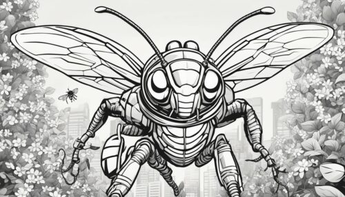 Avenger Wasp Coloring Pages