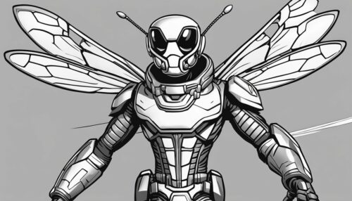 Avenger Wasp Coloring Pages