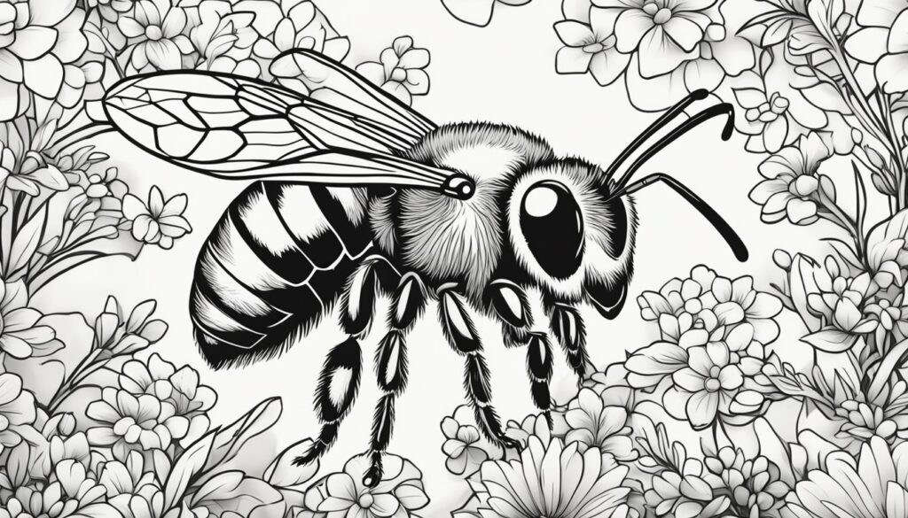 Bee Coloring Pages: 36 Colorings Book Free