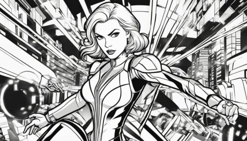 Black Widow Coloring Pages