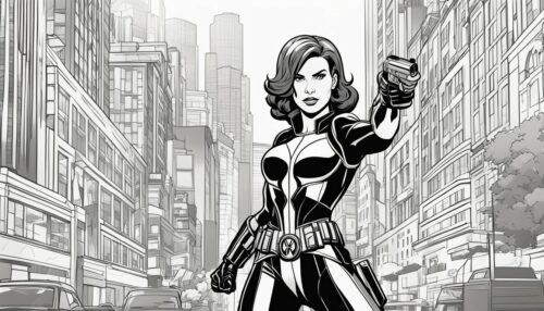 Black Widow Coloring Pages