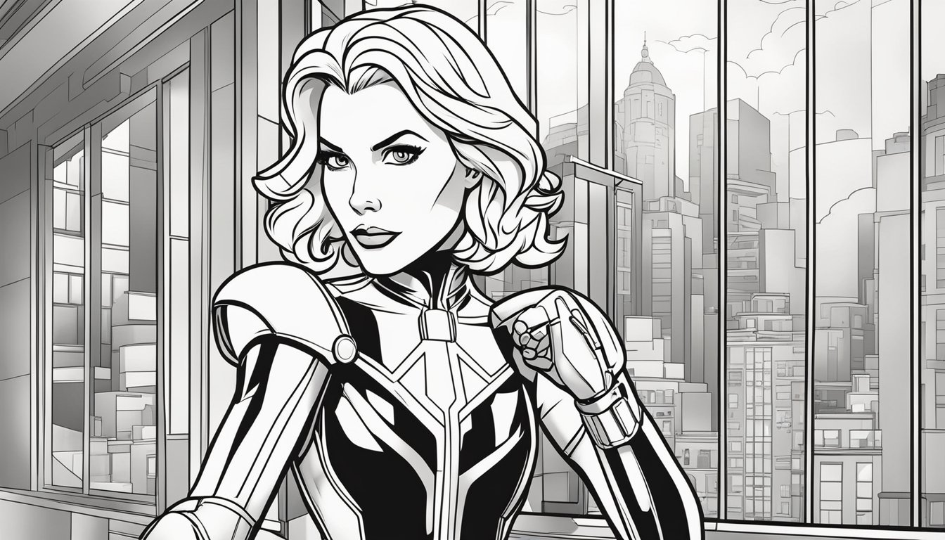 Black Widow Coloring Pages: 15 Free Colorings Book