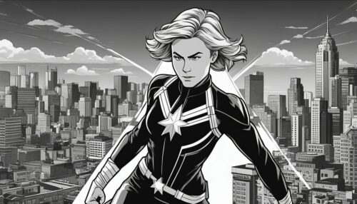 The Fun of Captain Marvel Coloring Pages