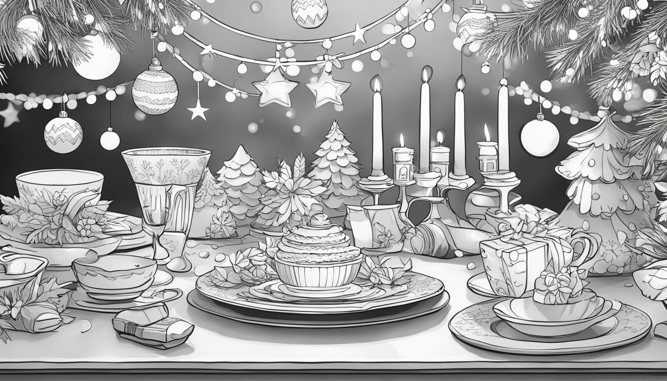 Christmas Garlands Coloring Pages: 8 Free