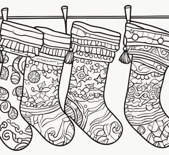 Christmas Stockings Coloring Pages: 13 Colorings Book Free