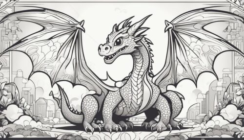 Free Printable Dragon Coloring Pages