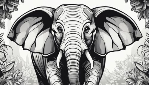 Types of Elephant Coloring Pages