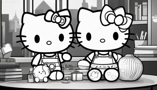 Hello Kitty Coloring Pages