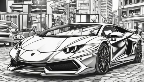 Exploring Lamborghini Coloring Pages