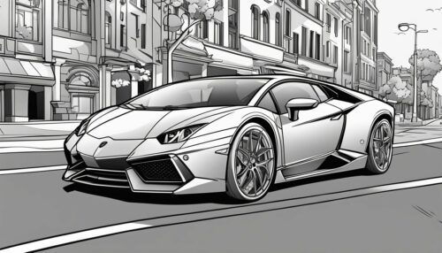 Coloring Pages Lamborghini