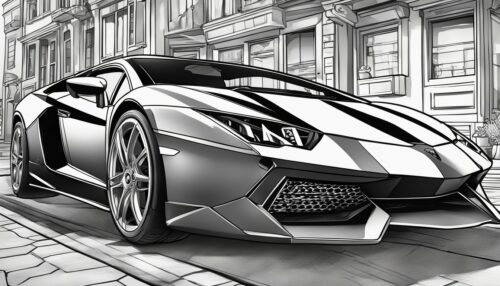 Exploring Lamborghini Coloring Pages