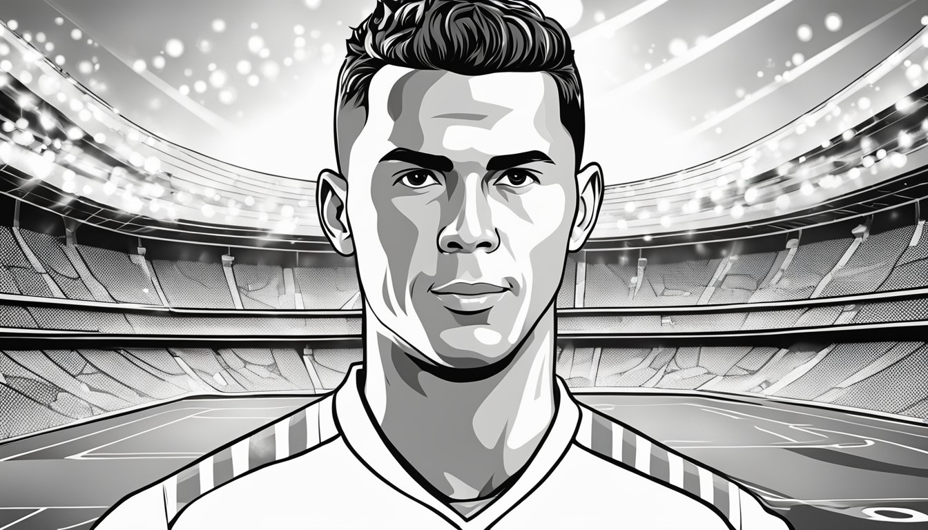 Coloring Pages Ronaldo: 18 Free Printable Sheets