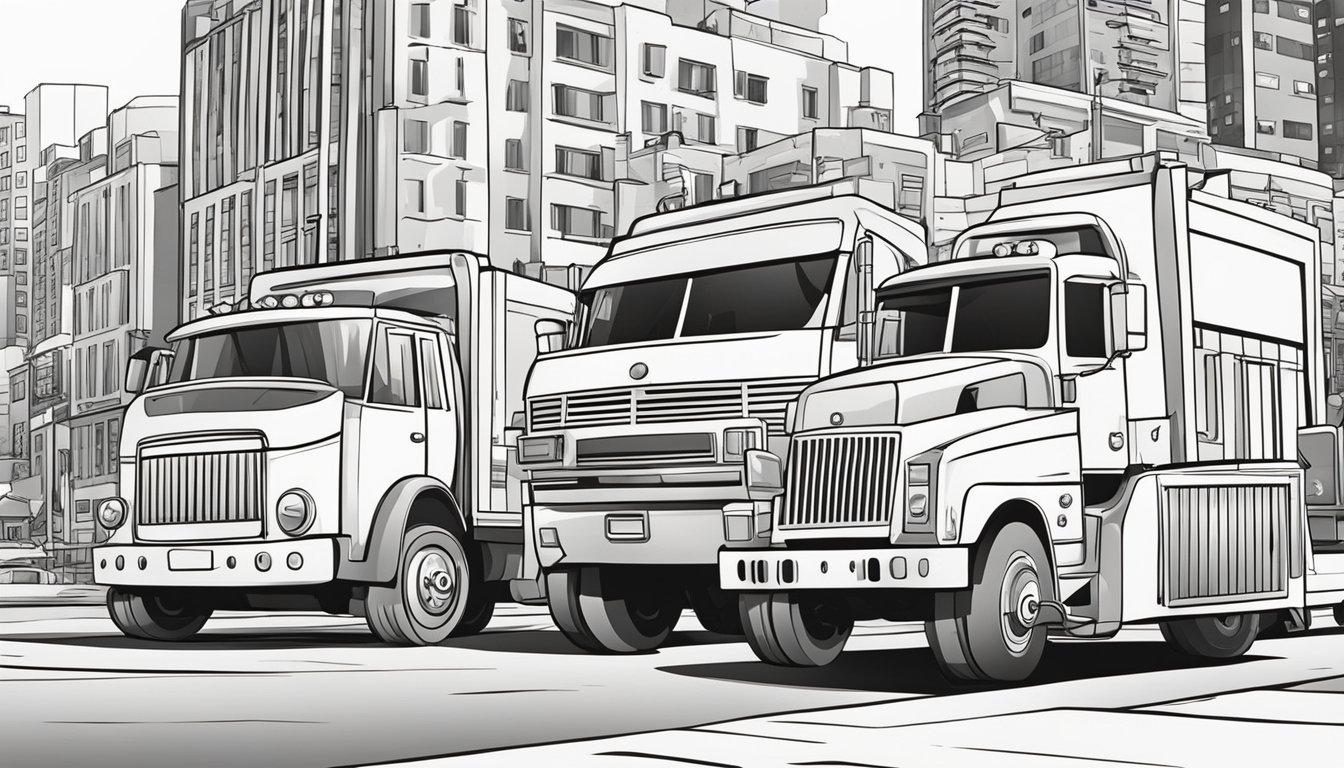 Coloring Pages Trucks: 17 Free Colorings Book