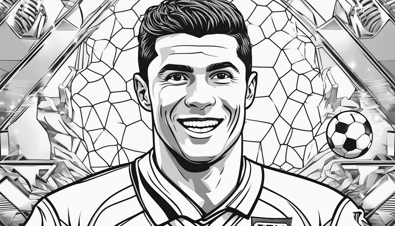 Cristiano Ronaldo Coloring Pages: 15 Free Colorings Book