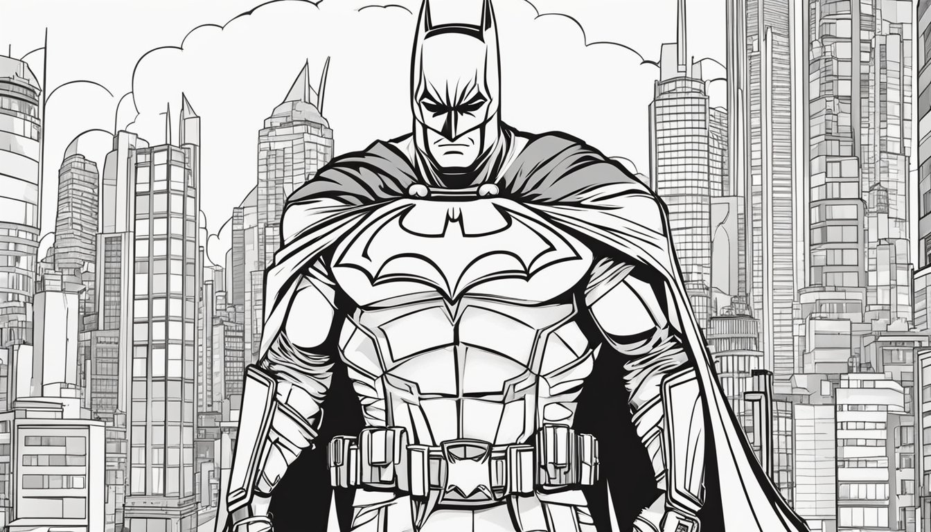 Dark Knight Batman Coloring Pages: 17 Free Printable Sheets