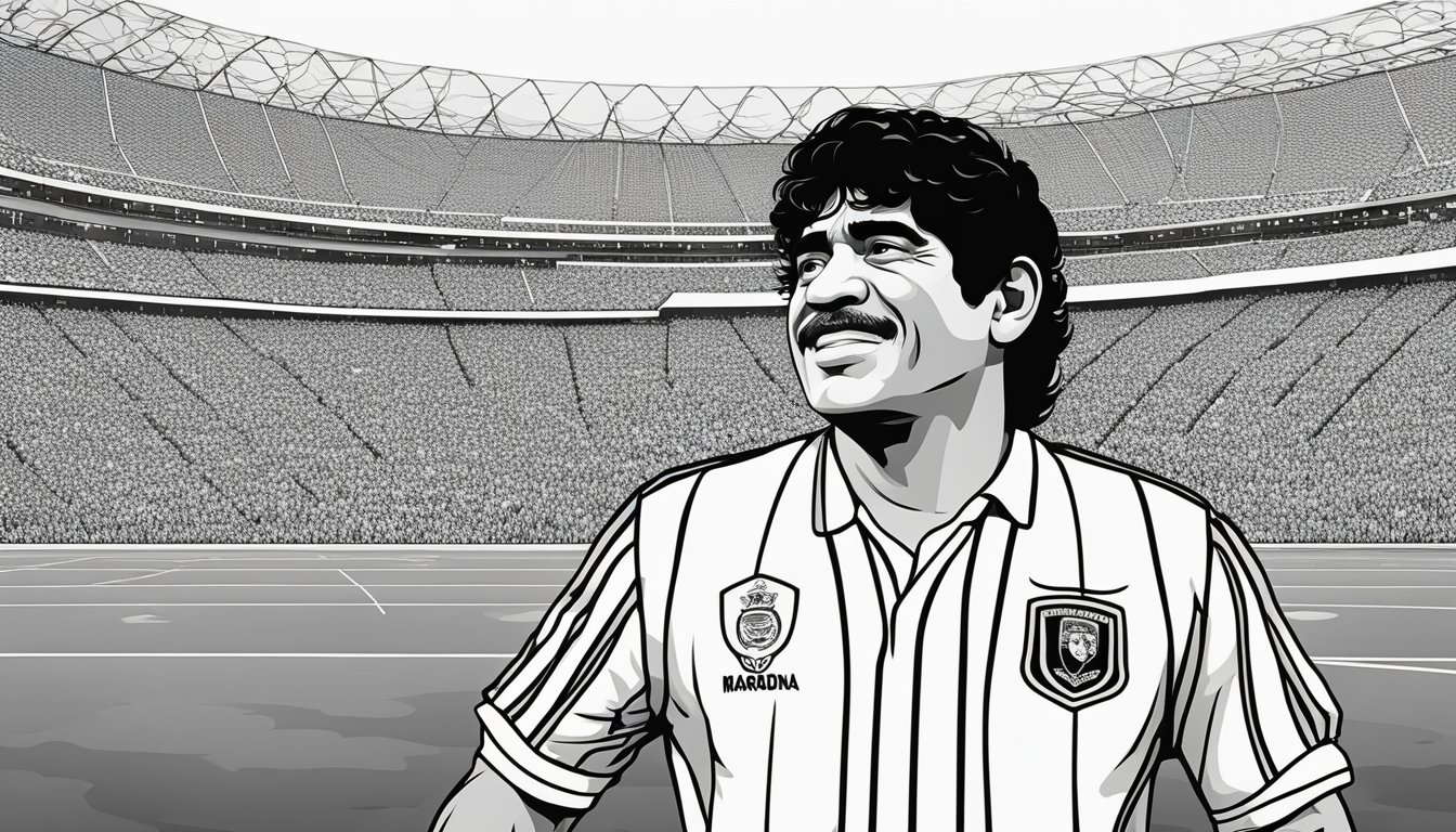 Diego Maradona Coloring Pages: 10 Free Printable Sheets