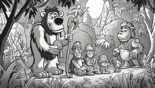 Early Man Coloring Pages