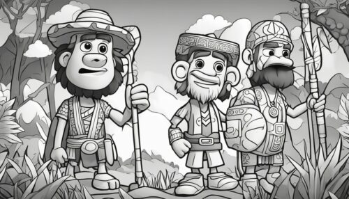 Early Man Coloring Pages