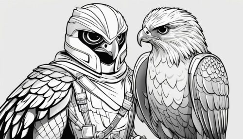 Falcon Coloring Pages