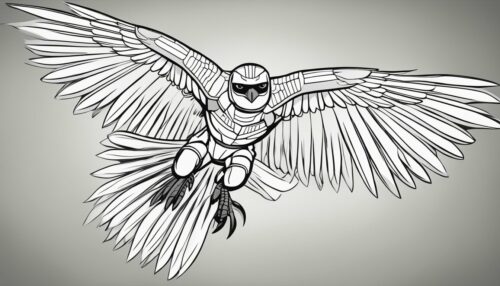 Types of Falcon Coloring Pages