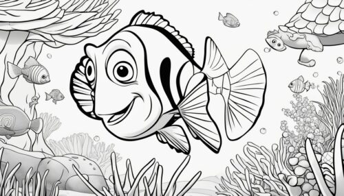 Finding Nemo Coloring Pages