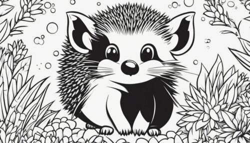 Hedgehogs Coloring Pages