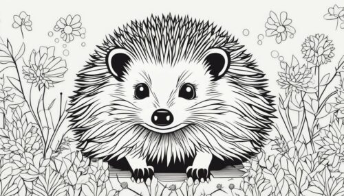 Hedgehogs Coloring Pages