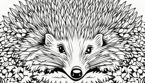 Hedgehogs Coloring Pages