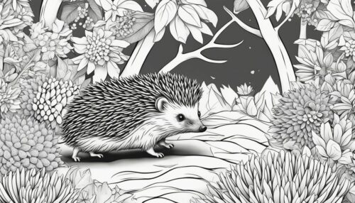 Types of Hedgehog Coloring Pages