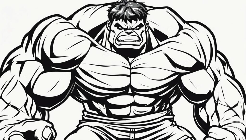 Hulk Coloring Pages: 17 Free Colorings Book