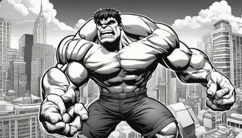 Print and Color: Hulk Coloring Pages