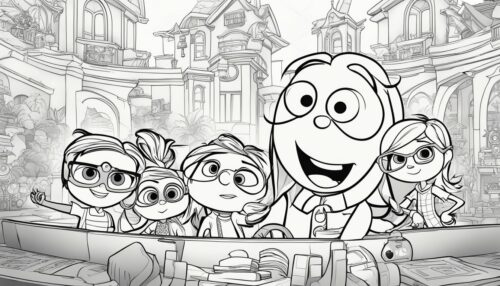 Inside Out Coloring Pages