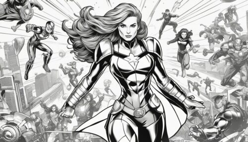 Jean Grey Coloring Pages