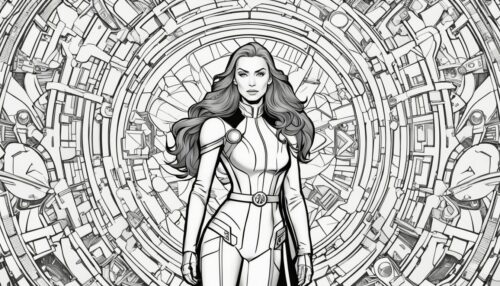 Jean Grey Coloring Pages