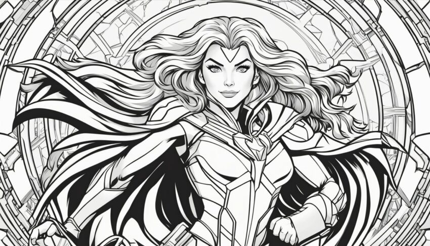 Jean Grey Coloring Pages: 13 Free Colorings Book