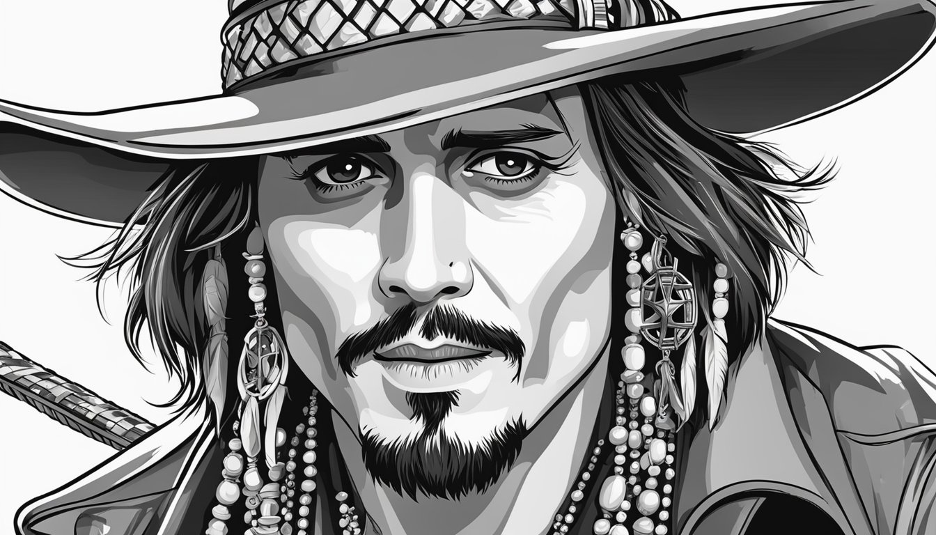 Johnny Depp Coloring Pages 13 Free Colorings Book