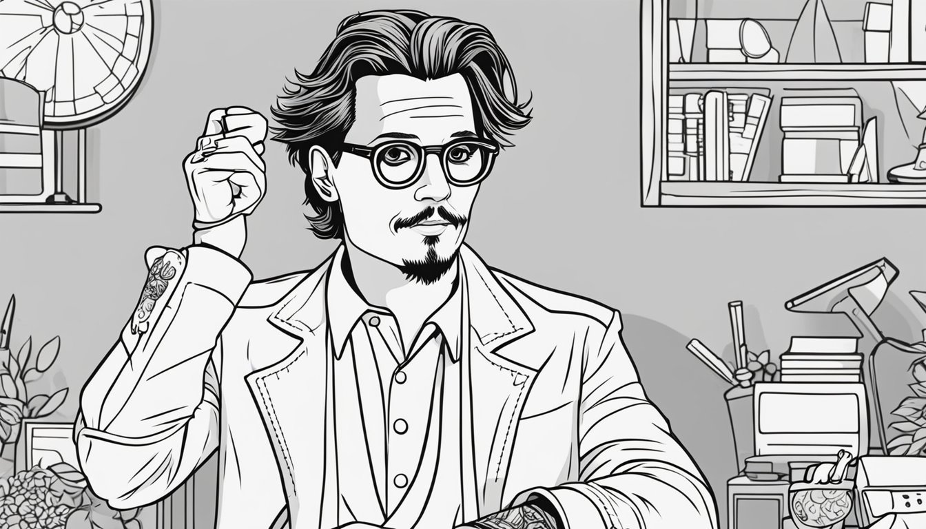 Johnny Depp Coloring Pages 13 Free Colorings Book