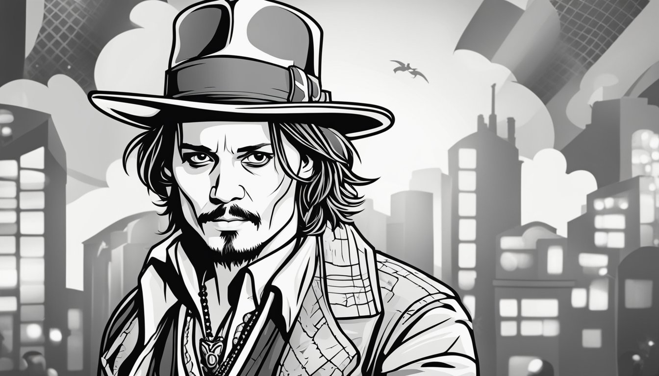 Johnny Depp Coloring Pages 13 Free Colorings Book