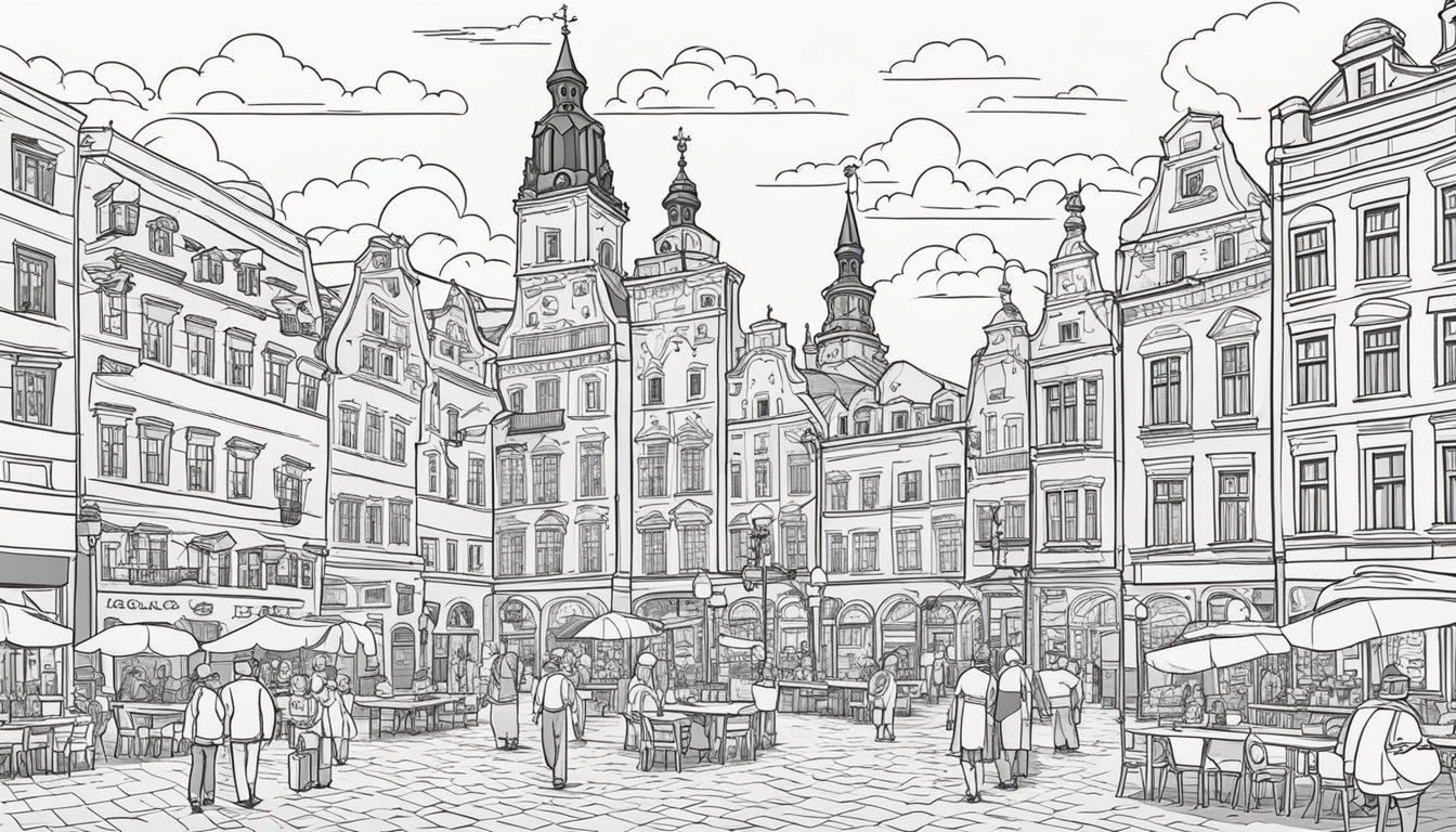 Krakow Coloring Pages: 18 Colorings Book